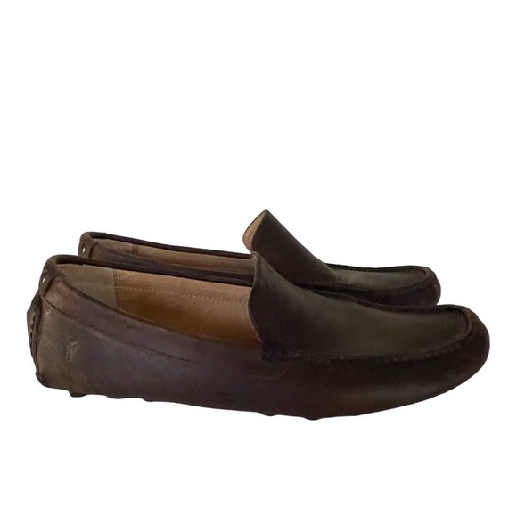 Frye Other - Frye Venetian brown leather driving Men's shoes size 10.5